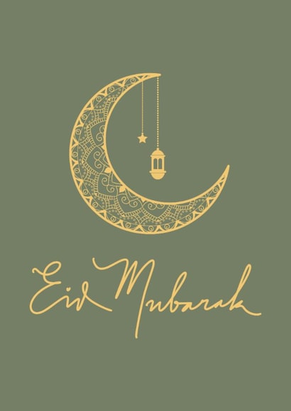 Eid Mubarak greetings card created by thelittleone