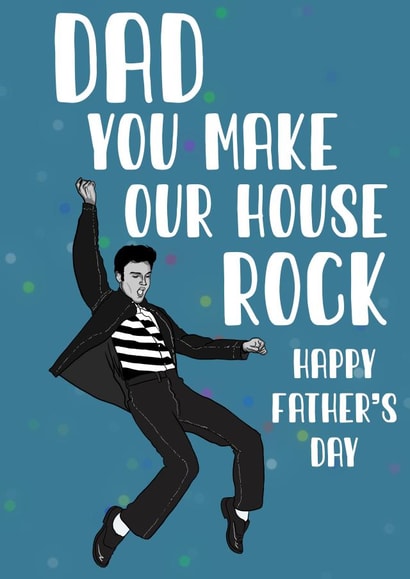 Elvis Presley Father’s Day card created by Doublea