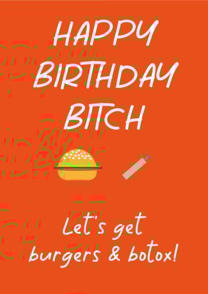 Happy Birthday B*tch Selling Sunset Card created by KGP Designs
