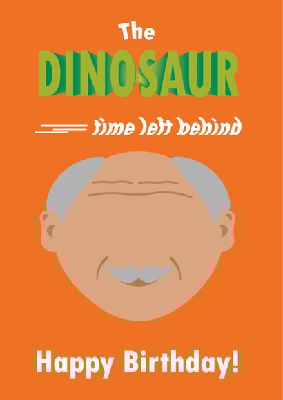 The Dinosaur Birthday card created by Inkhall