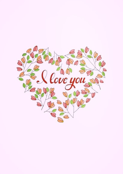 I Love You Card created by Bethany Anthony