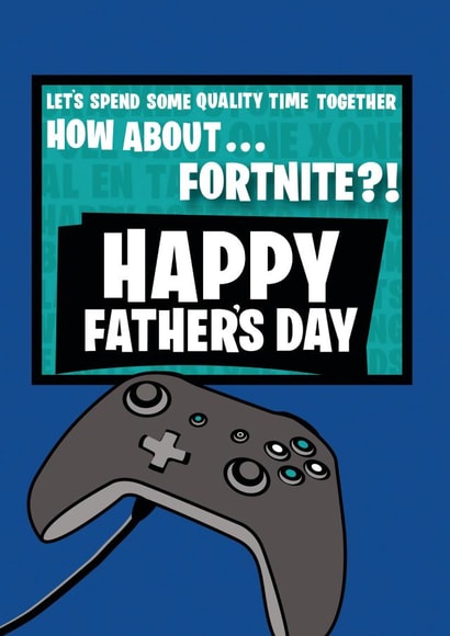 Father's Day Gaming card created by Jackie Ponwaye Design