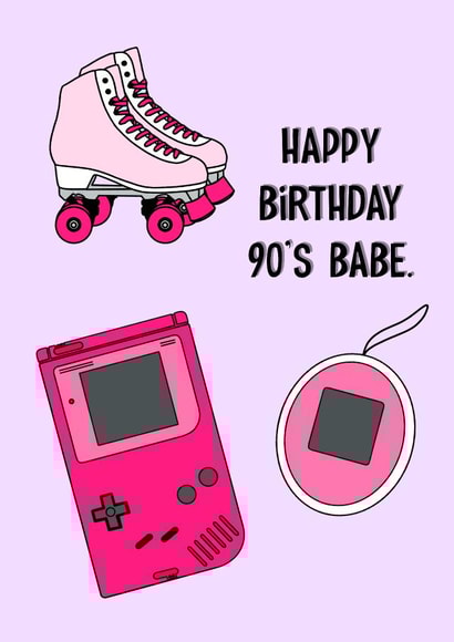 90s Babe Birthday Card created by Aimee McFadden