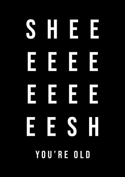 Sheesh Birthday Card created by Italiceize Designs