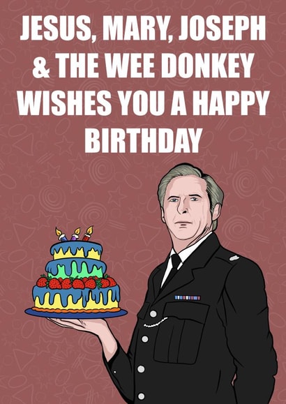Line of duty birthday card created by Doublea