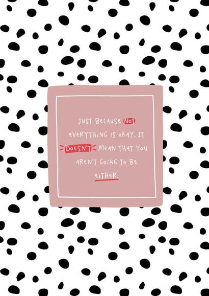 Mental Health Thinking Of You Card created by PaperJack Illustrates