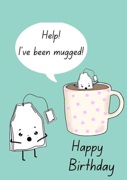 Tea pun birthday card created by SimplyJen