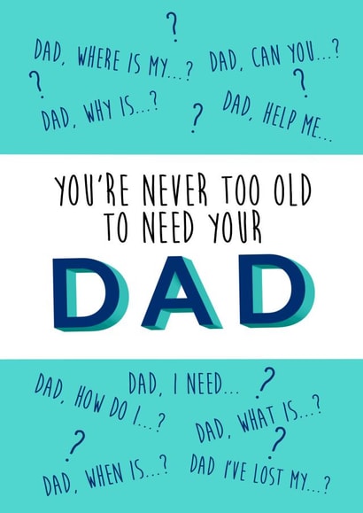 Funny Father’s Day card created by The Amyverse