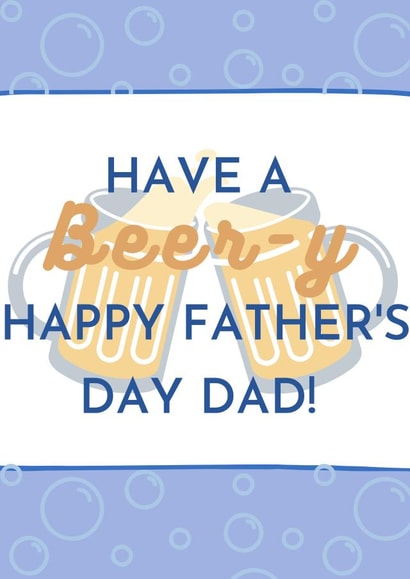 Beer Father's Day card created by Margot Hill