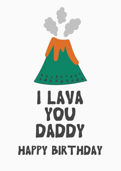 Fun Birthday Card For Daddy from Son or Daughter created by Occasional Occasions