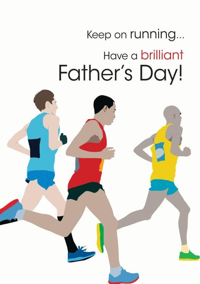Keep on running Father's Day card created by Jackie Ponwaye Design