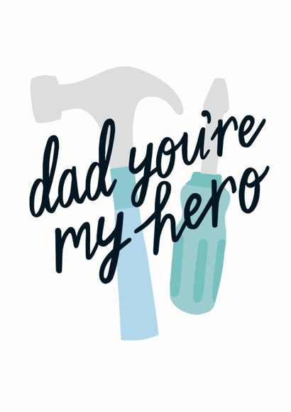 Father's Day Hero Dad Card Tools created by Sadler Jones