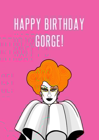 Happy Birthday Gorge Gottmik Card created by Adam Regester