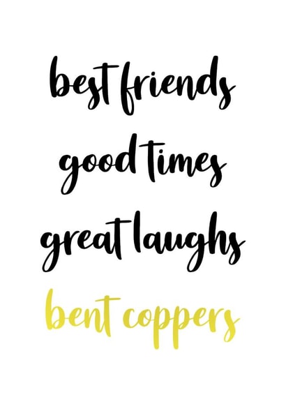 Line of duty funny Birthday card created by metoyou