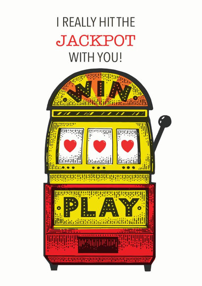 Hit the Jackpot Anniversary card created by hannah turpin