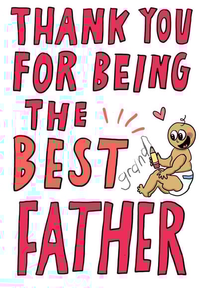 Grandfather Father’s Day card created by Che Dyer