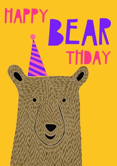 Happy BEARthday created by Jade Muat-Dodd