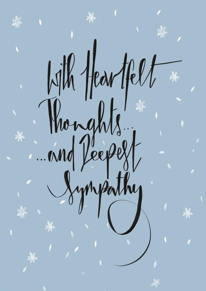 Heartfelt Sympathy Card created by Naughty Nice
