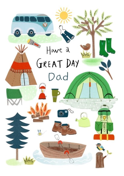 Great Outdoors Father's Day Dad created by Lindsay loves to draw