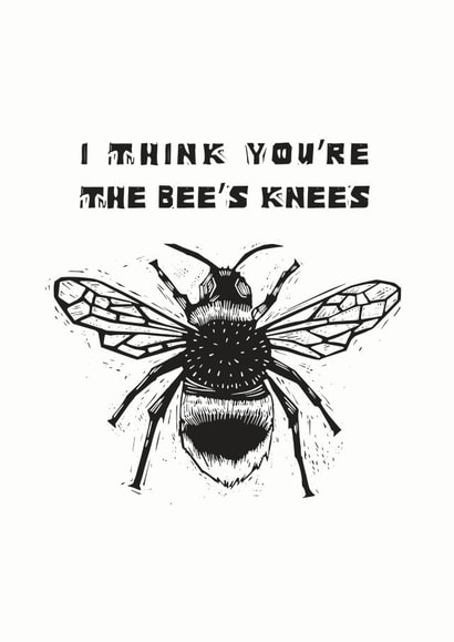 BEE'S KNEES! ALL OCCASION CARD created by hazelletters