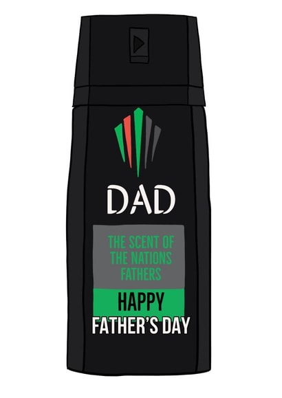 Lynx Africa Fathers Day Card created by Chloe Page