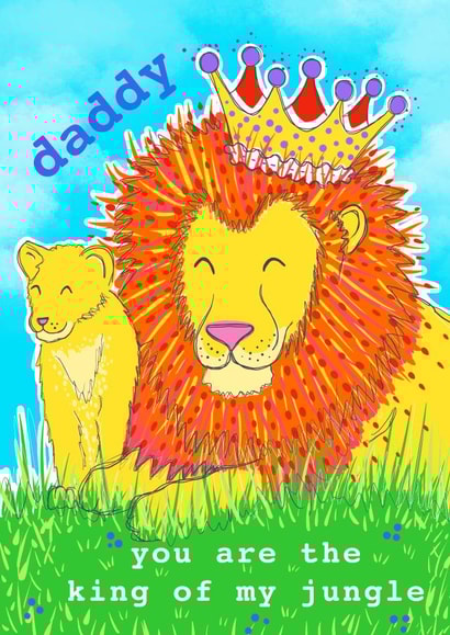 Father’s Day- King of my Jungle created by Charlotte Eldred
