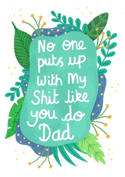 Funny Father's day card created by Katie Brookes