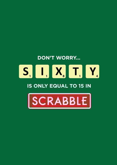 60 sixty Birthday Card 9657 created by Kayenaat