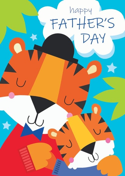 Tiger Love, Father's Day Card created by Jayne Schofield