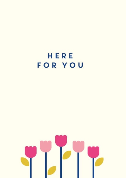 Sympathy, Here for you card created by Lucy Maggie Designs