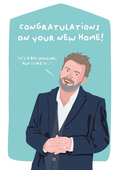Homes under The Hammer New Home Card created by PaperJam Print Co.