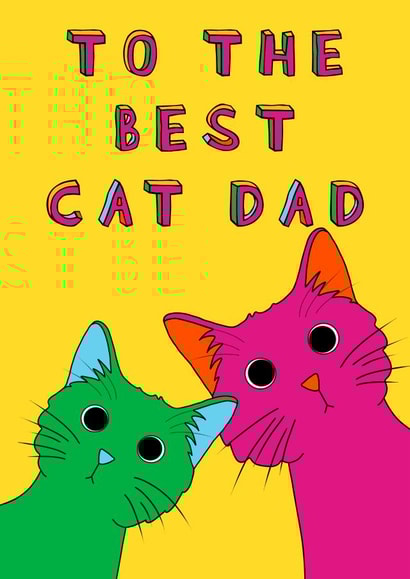 The Best Cat Dad created by Embers and Ink