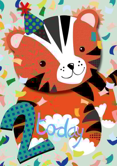2 today birthday tiger created by jesskate