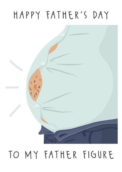 Father Figure Father's Day Card created by Cheeky Peeky