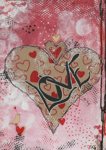 Love Heart - Love Bird created by Misses Tree