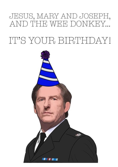 Hastings Happy Birthday - Line of Duty created by Leon Olechnowicz-Simpson