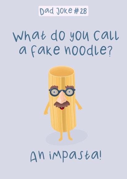 Dad Joke Father’s Day - Impasta created by Pink Sky Studios