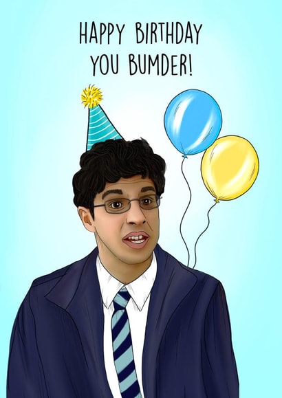 Happy Birthday you Bumder!  created by Poppy & Mabel 