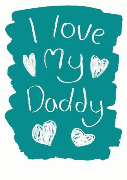 I love my Daddy Father's day card created by Alexia Claire