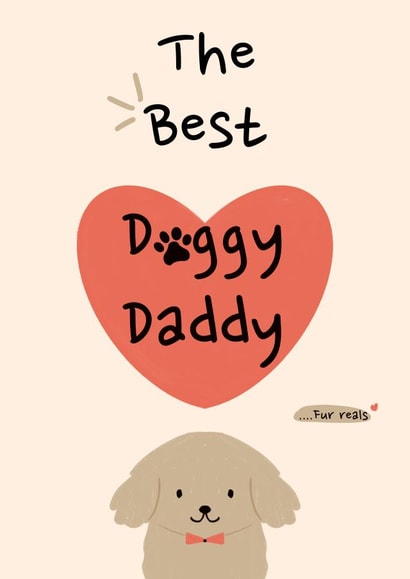 Dog daddy card created by Kaytealogy 