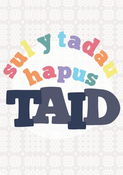 Taid Father's Day Card created by Draenog Design