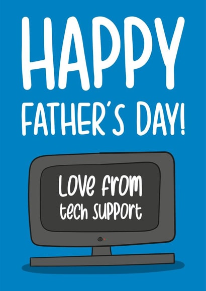 Tech Support Fathers Day Card created by TeePee Creations