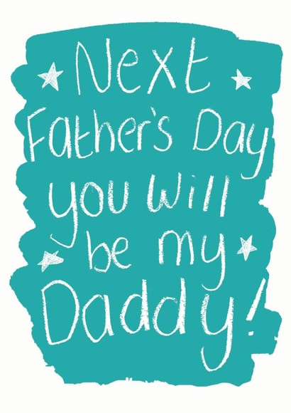 Father's day card from the baby bump created by Alexia Claire