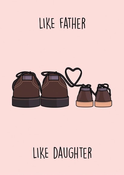 Father's day card from daughter created by Rishi