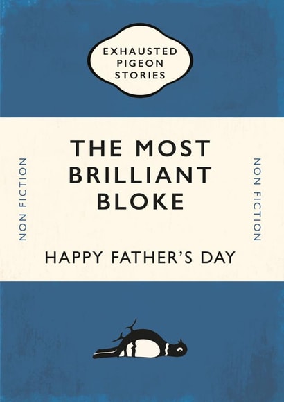 The Most Brilliant Bloke Father’s Day card created by Yay Days