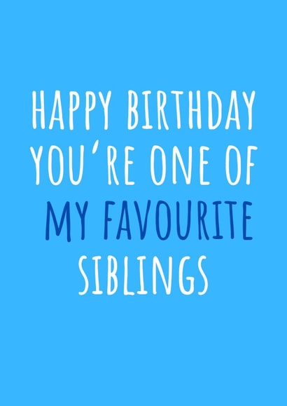 Funny brother birthday card created by Amy (Hedgecards)