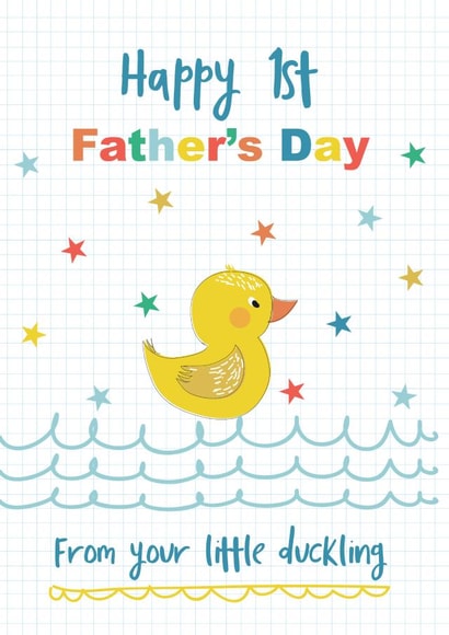 First Father's Day Card From Little Duckling created by TillieMint