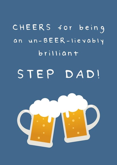 Beer Themed Step Dad Card created by Fifi Designs