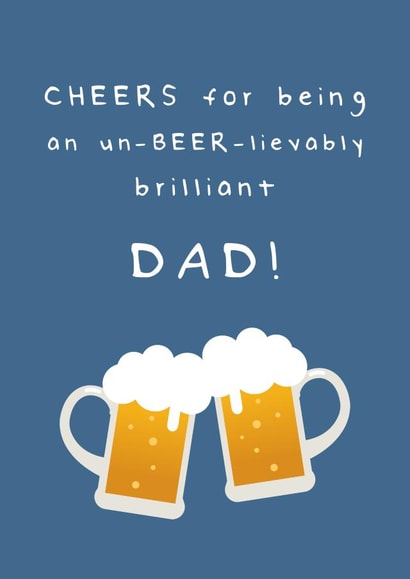Beer Themed Dad Card created by Fifi Designs