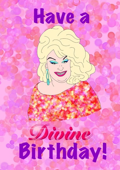 Divine Birthday Card created by Jenny Goldie